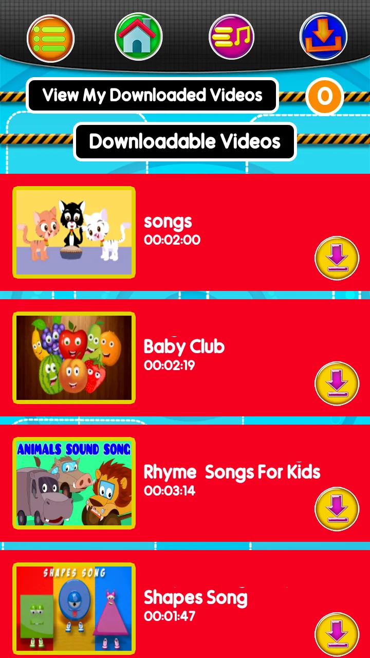 Nursery Rhymes World | Indus Appstore | Screenshot