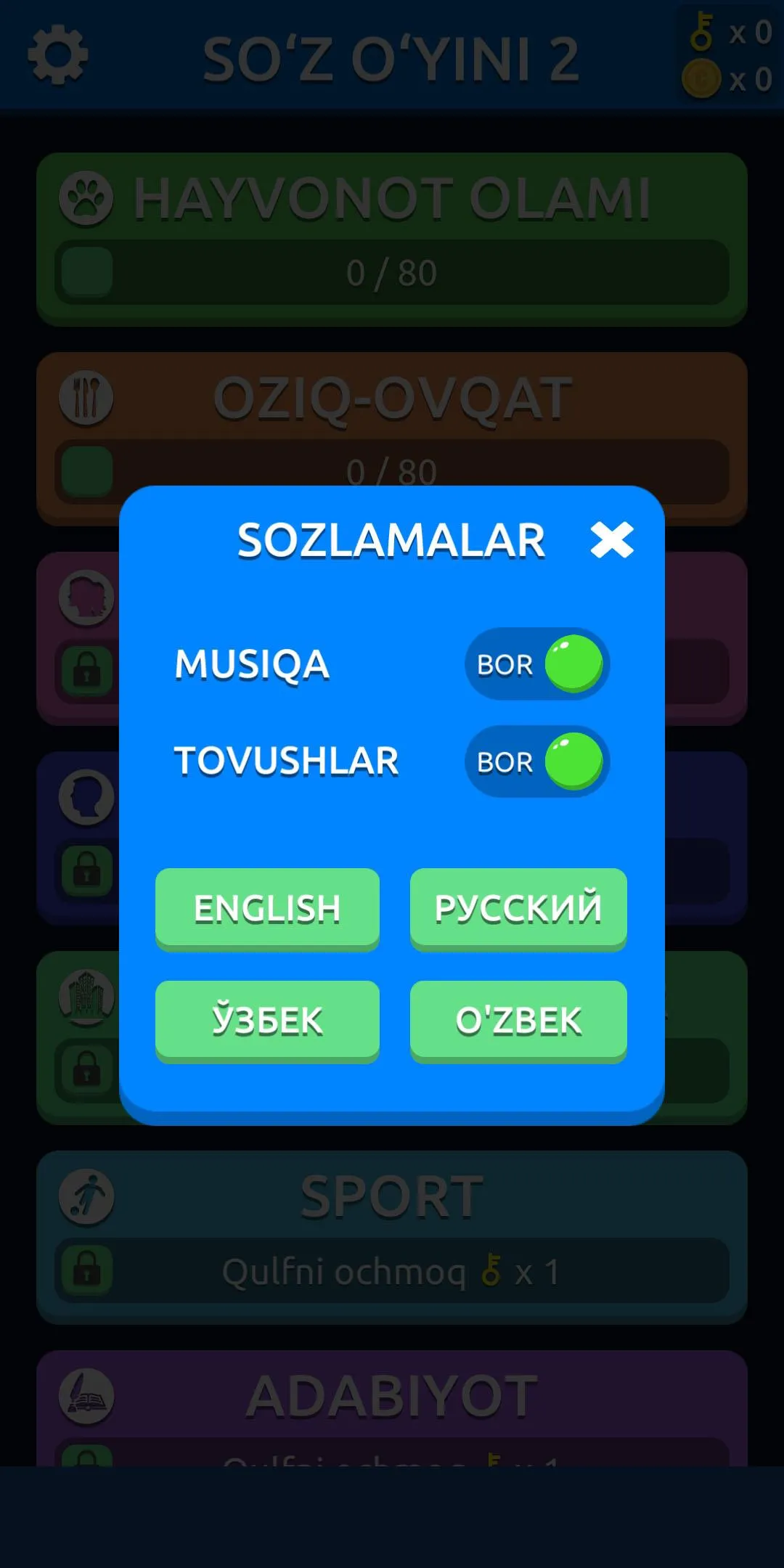 SO‘Z O‘YINI 2 | Indus Appstore | Screenshot