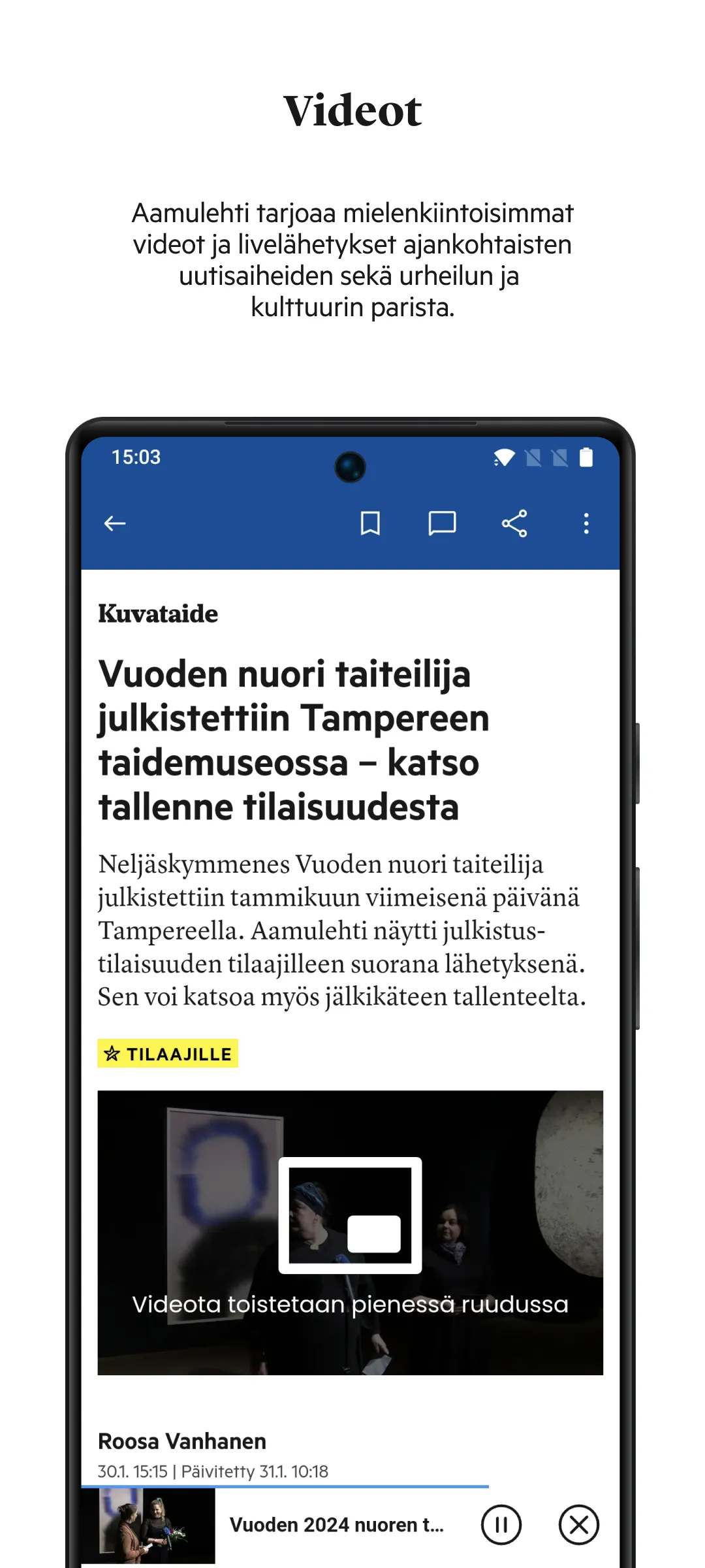 Aamulehti | Indus Appstore | Screenshot