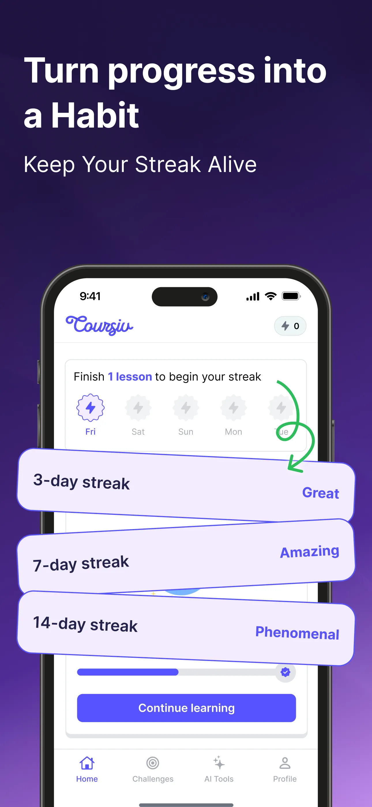 Coursiv: AI Tools Mastery | Indus Appstore | Screenshot