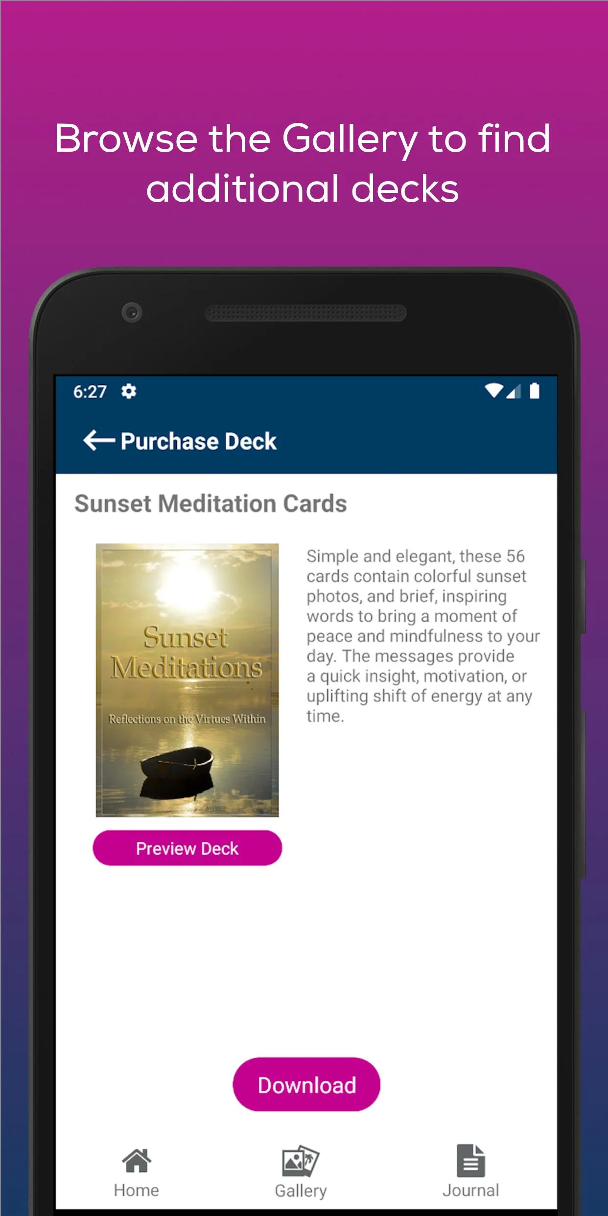 Virtues Cards | Indus Appstore | Screenshot