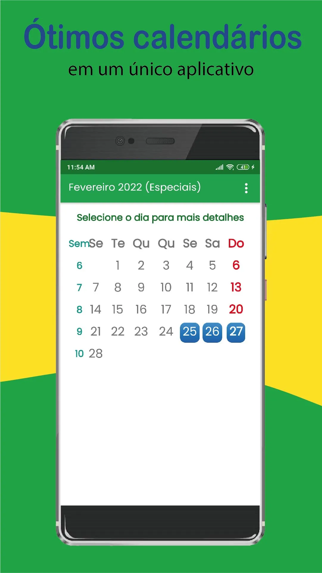 Brasil calendário 2024. | Indus Appstore | Screenshot