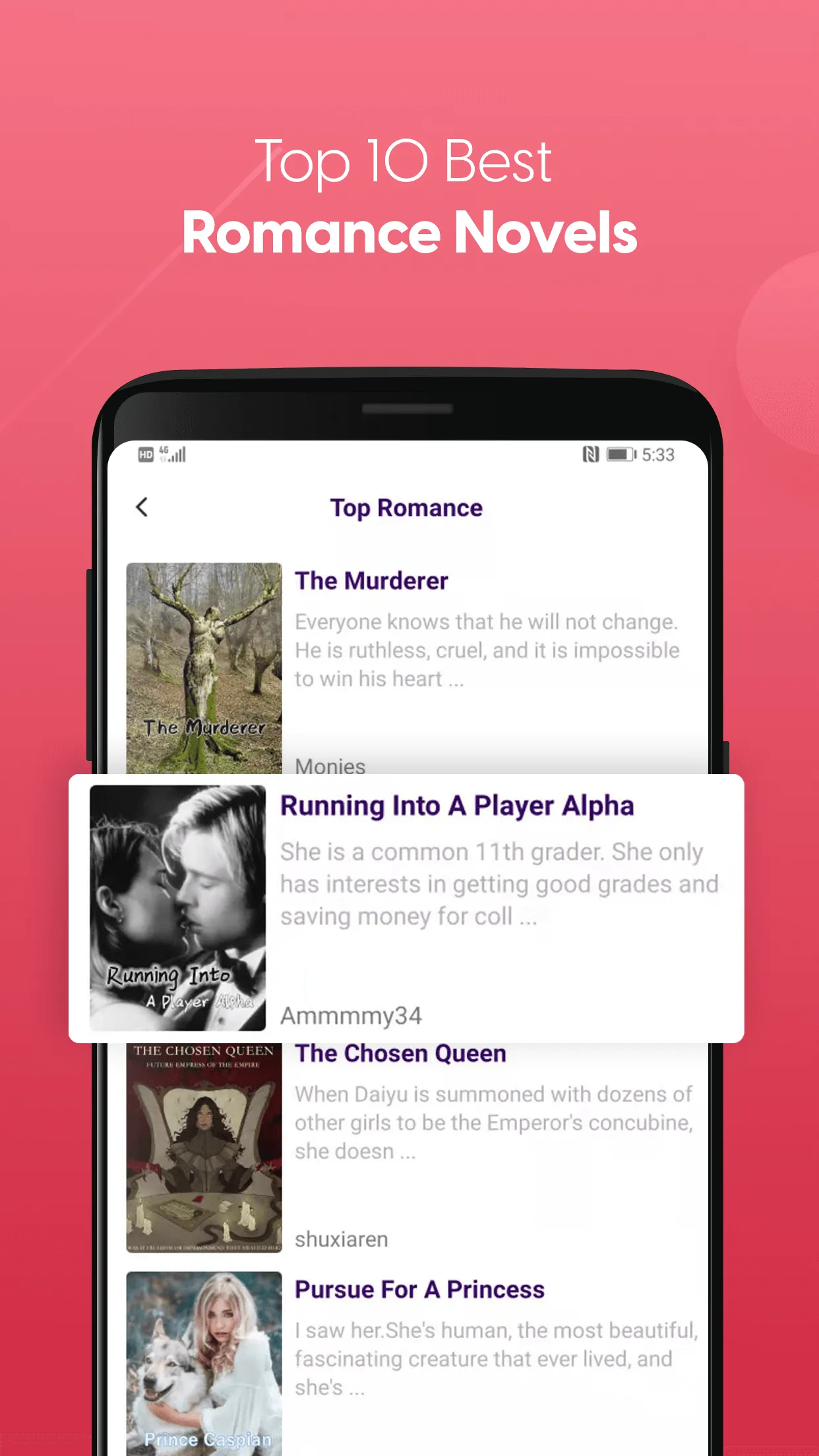 HoneyNovel - Romantic Fictions | Indus Appstore | Screenshot