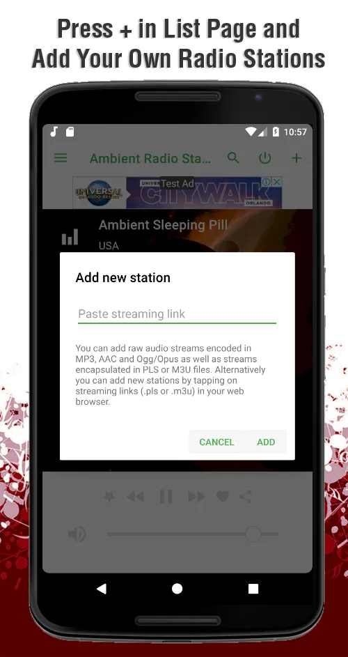 Ambient Radio Stations 2.0 | Indus Appstore | Screenshot