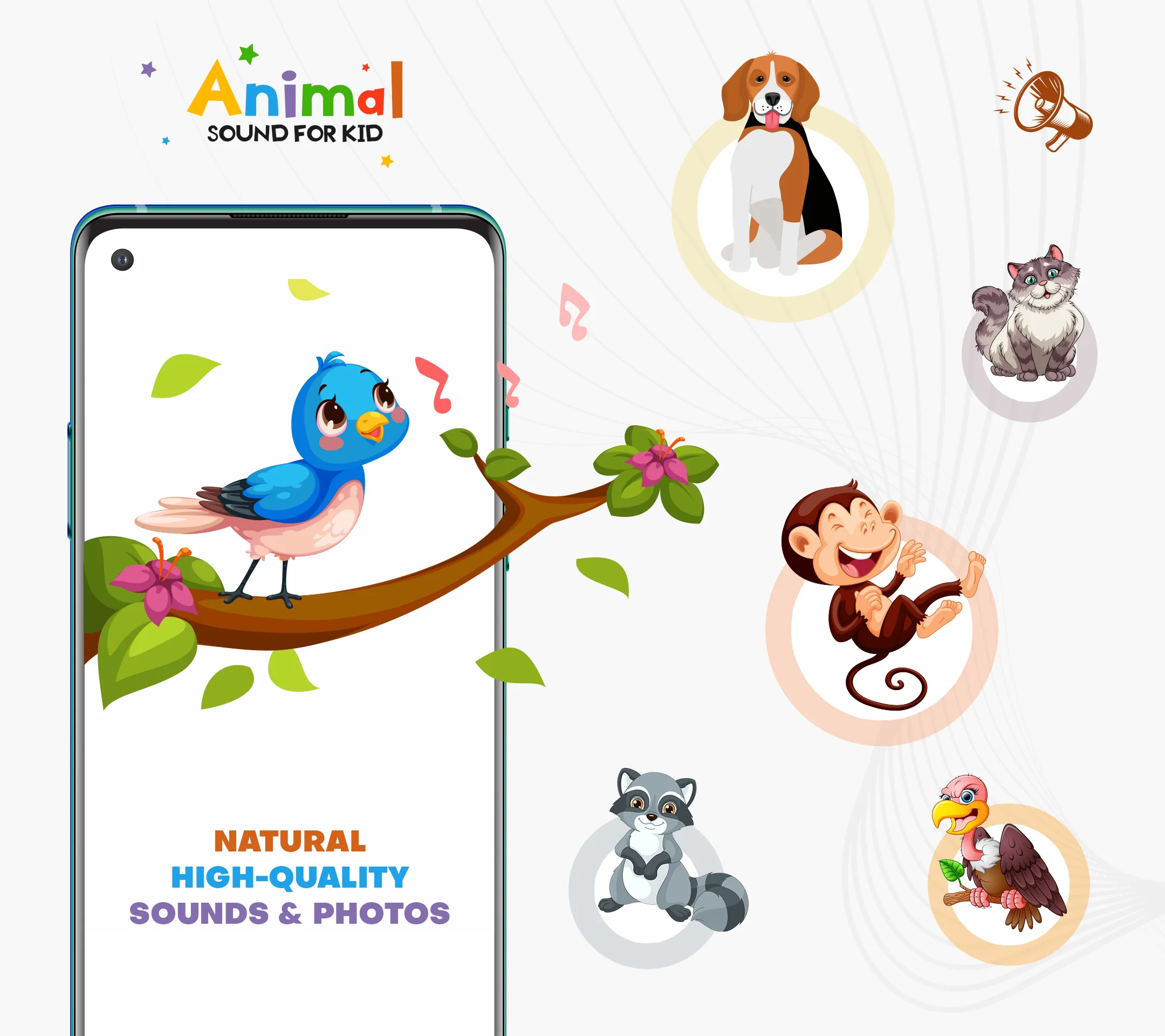 Animal Sounds - For Kids | Indus Appstore | Screenshot