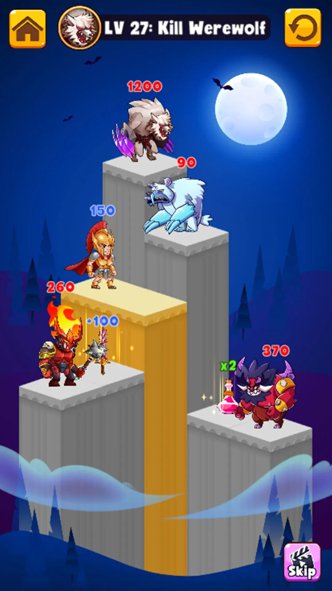 Hero Tower 2: Pyramid Puzzle | Indus Appstore | Screenshot