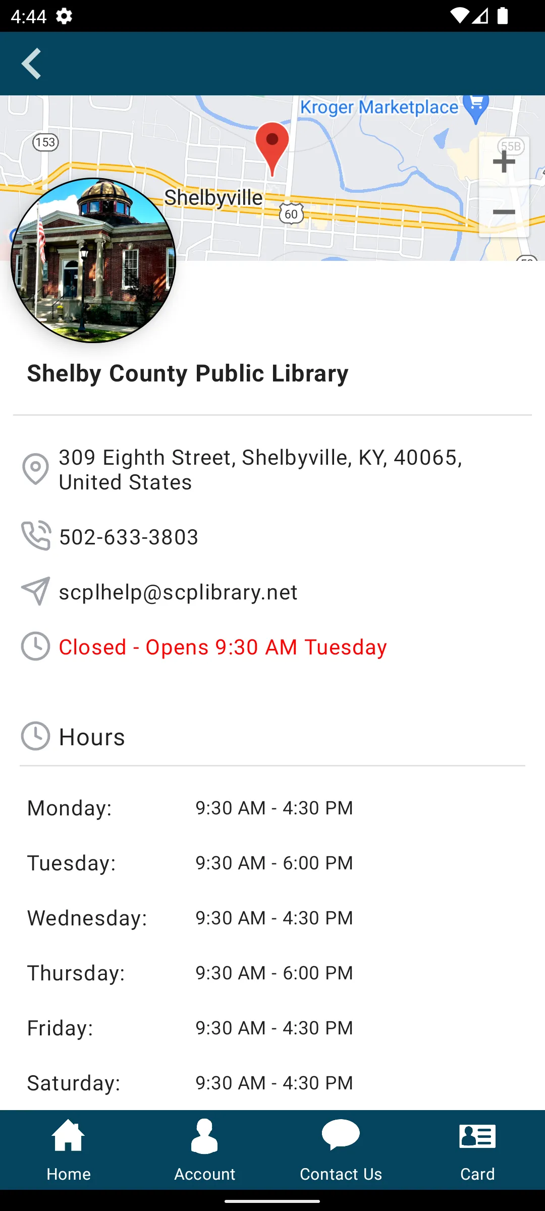 Shelby County Public Library | Indus Appstore | Screenshot