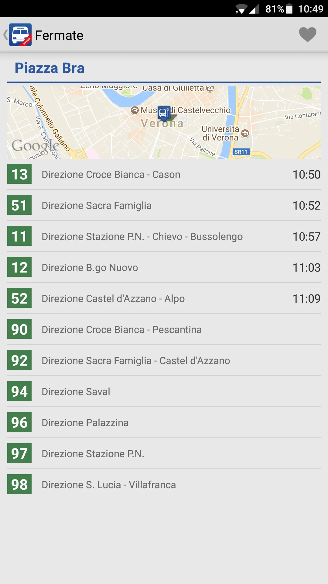 Verona Bus | Indus Appstore | Screenshot