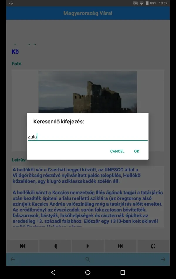 Magyarország Várai | Indus Appstore | Screenshot