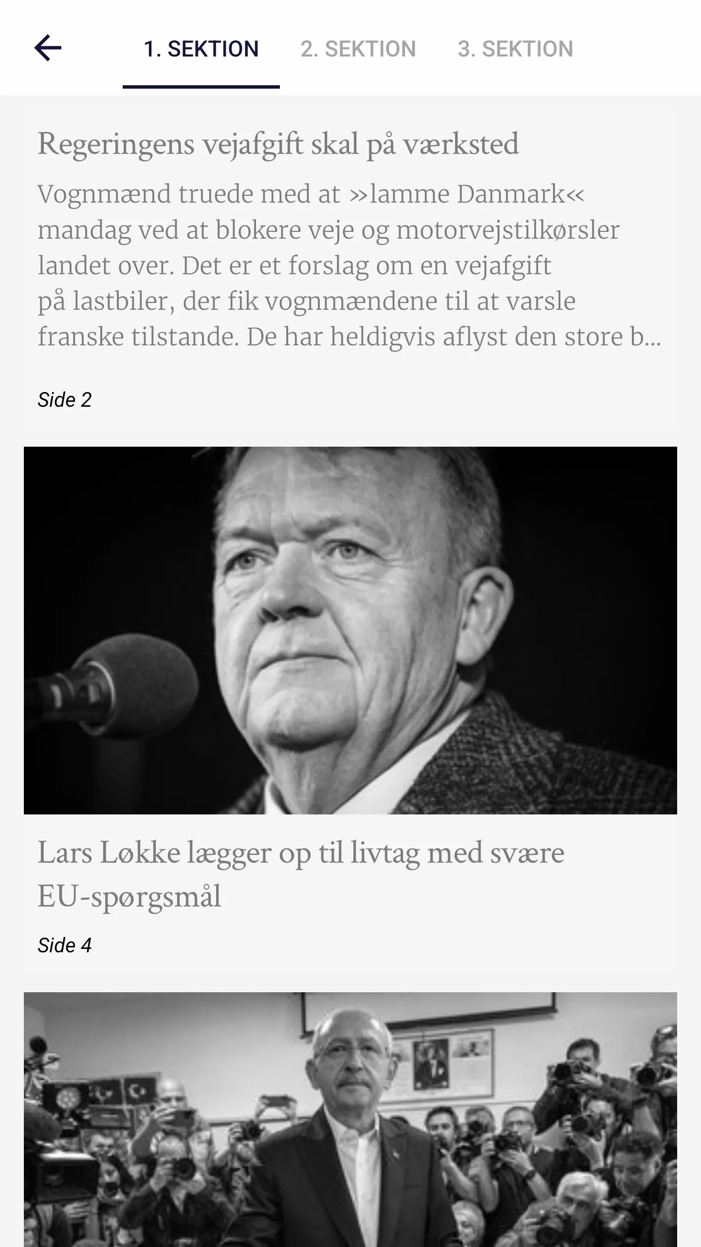 Berlingske e-avis | Indus Appstore | Screenshot