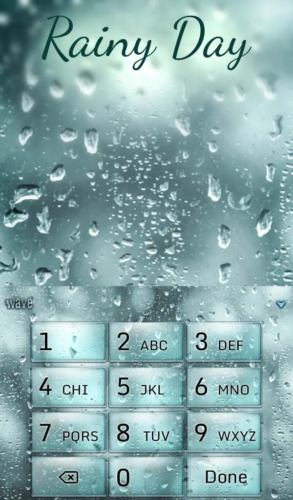 Rainy Day Live Wallpaper Theme | Indus Appstore | Screenshot