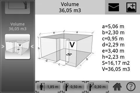 Surface and Volume Measurement | Indus Appstore | Screenshot