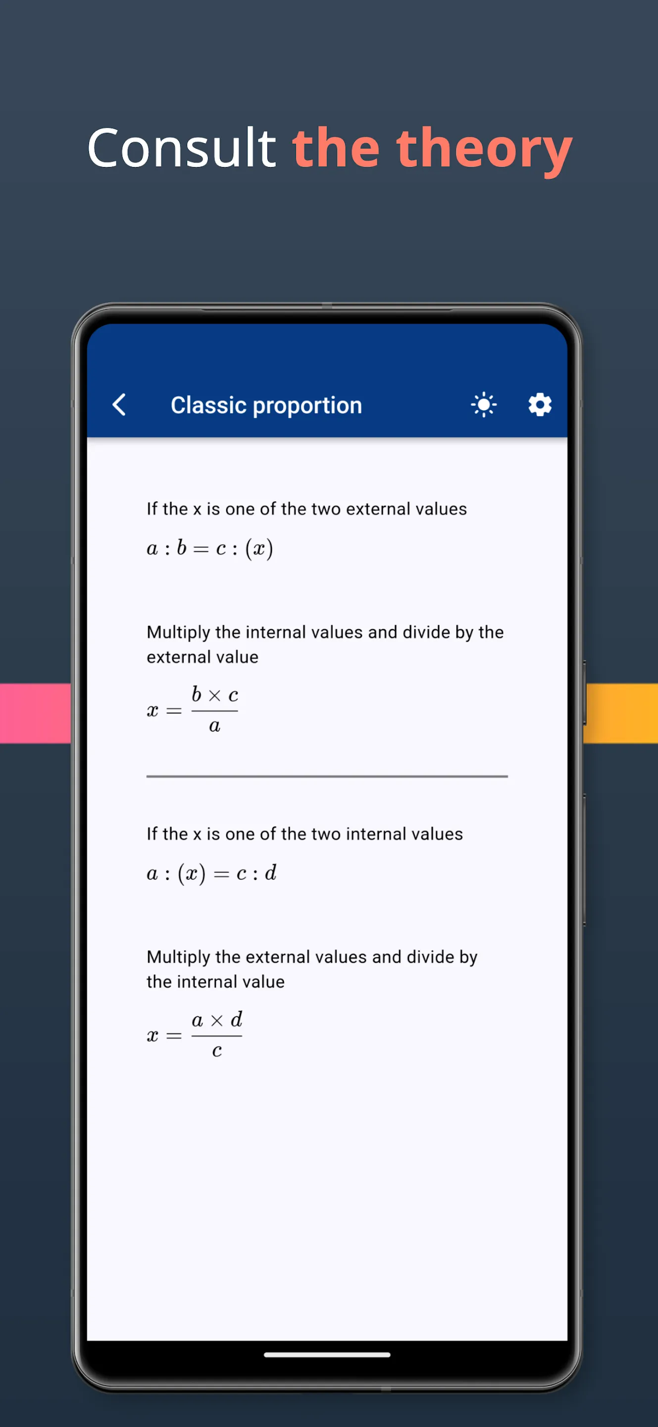 Solve proportions | Indus Appstore | Screenshot