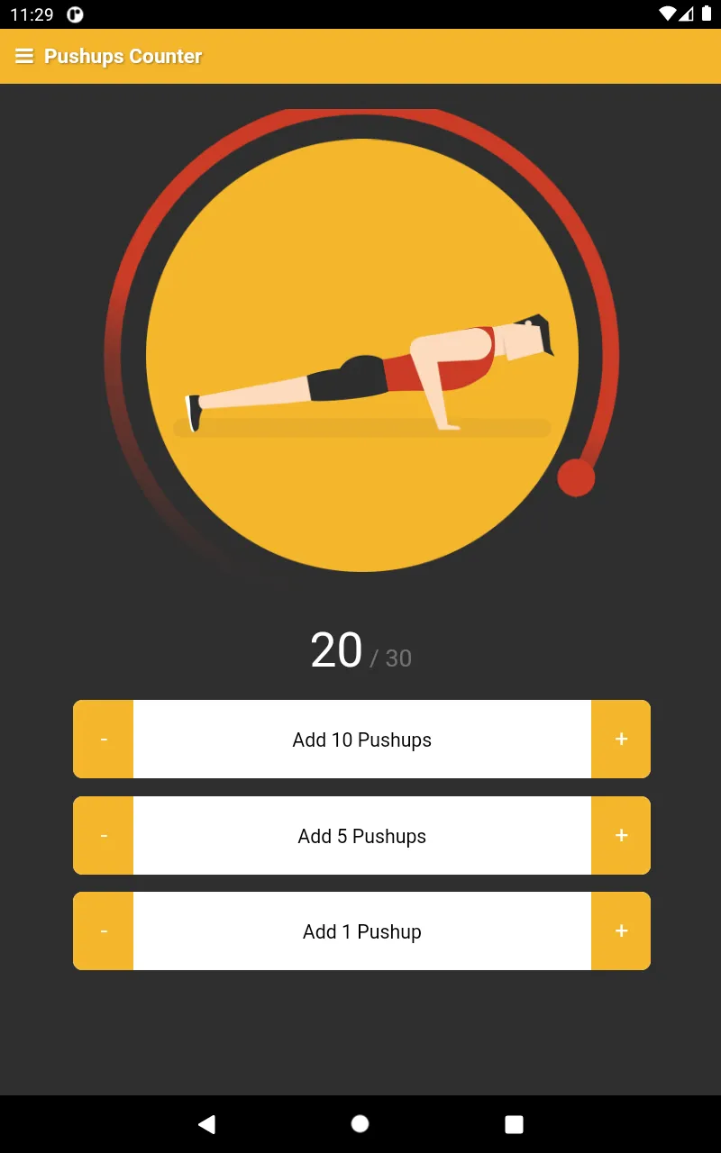 Push Up Counter 100+ Challenge | Indus Appstore | Screenshot
