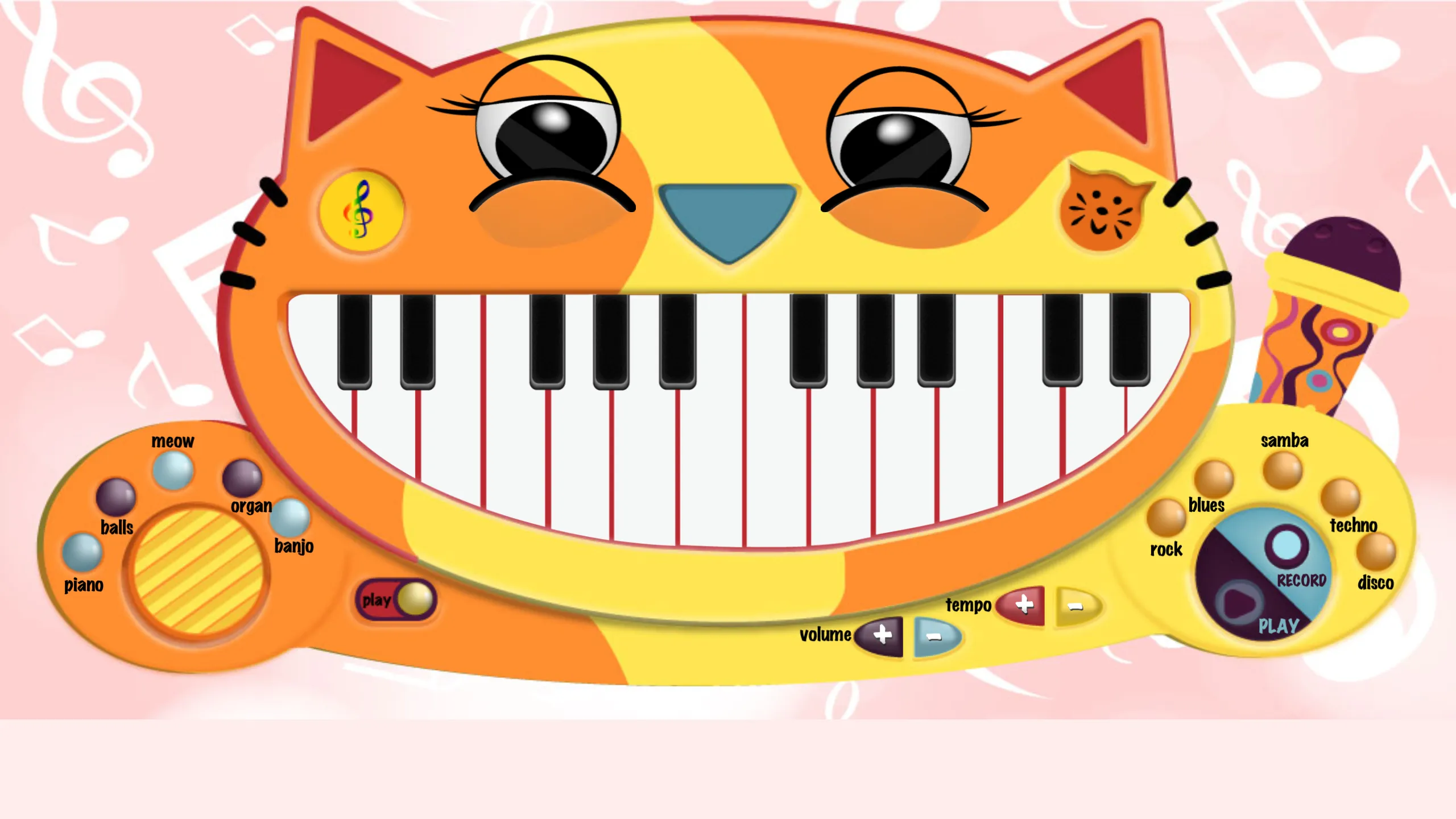 Cat Piano. Sounds-Music | Indus Appstore | Screenshot