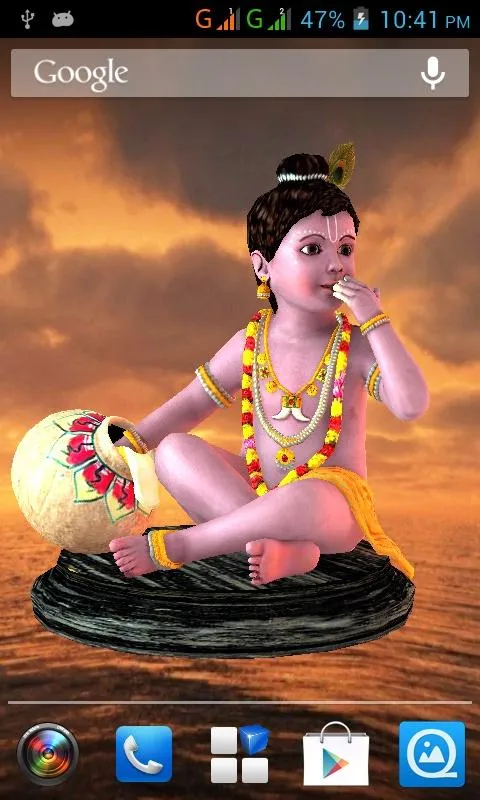 3D Krishna Live Wallpaper | Indus Appstore | Screenshot