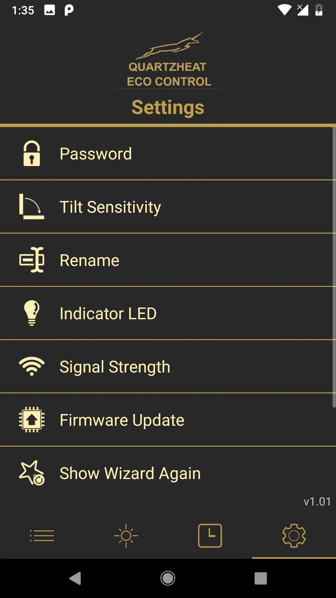 Quartzheat Eco Control | Indus Appstore | Screenshot