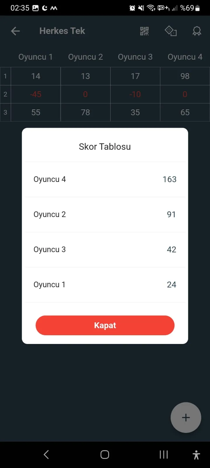 Yazboz 101 - Skor Tablosu | Indus Appstore | Screenshot