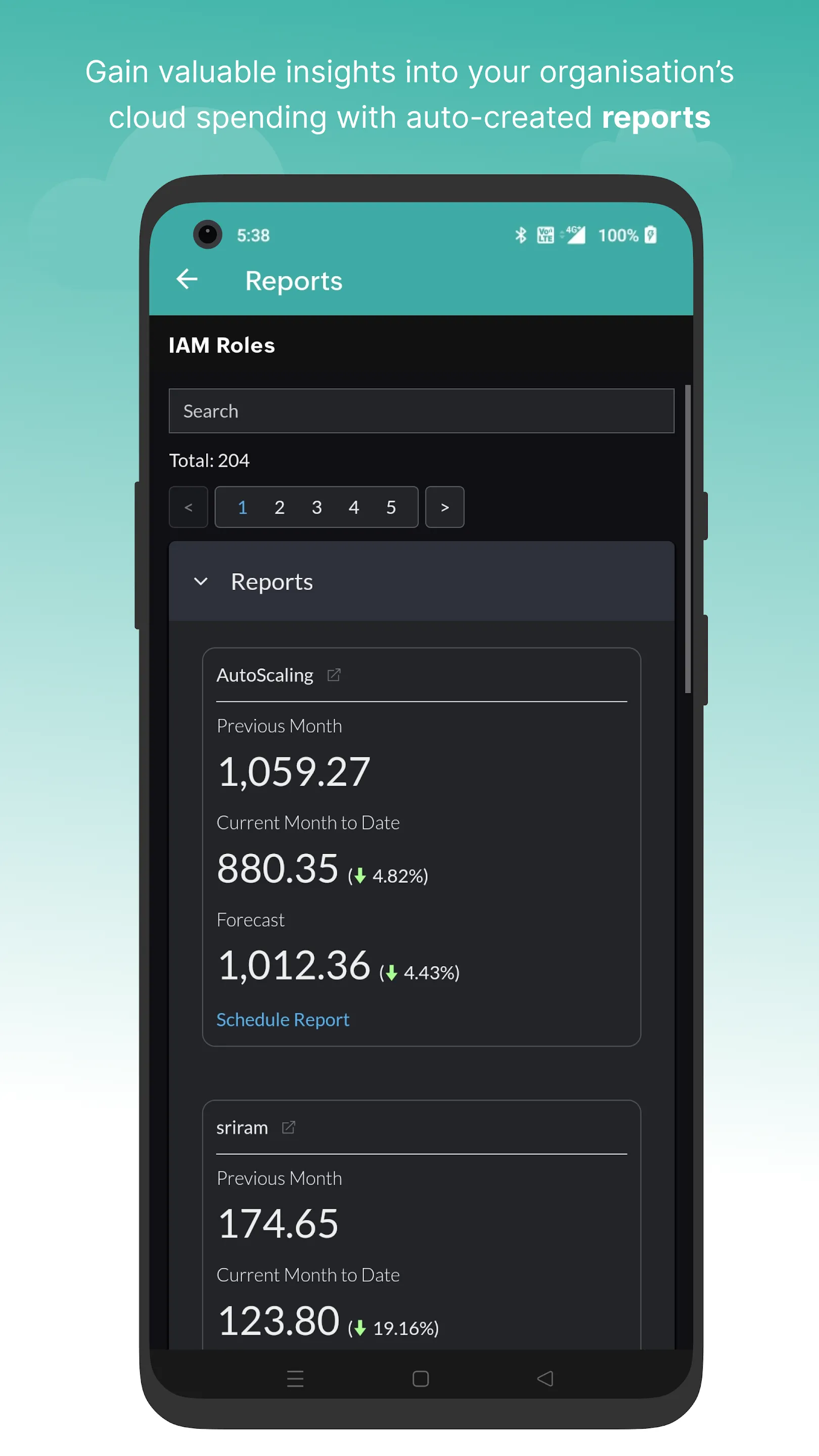 CloudSpend | Indus Appstore | Screenshot