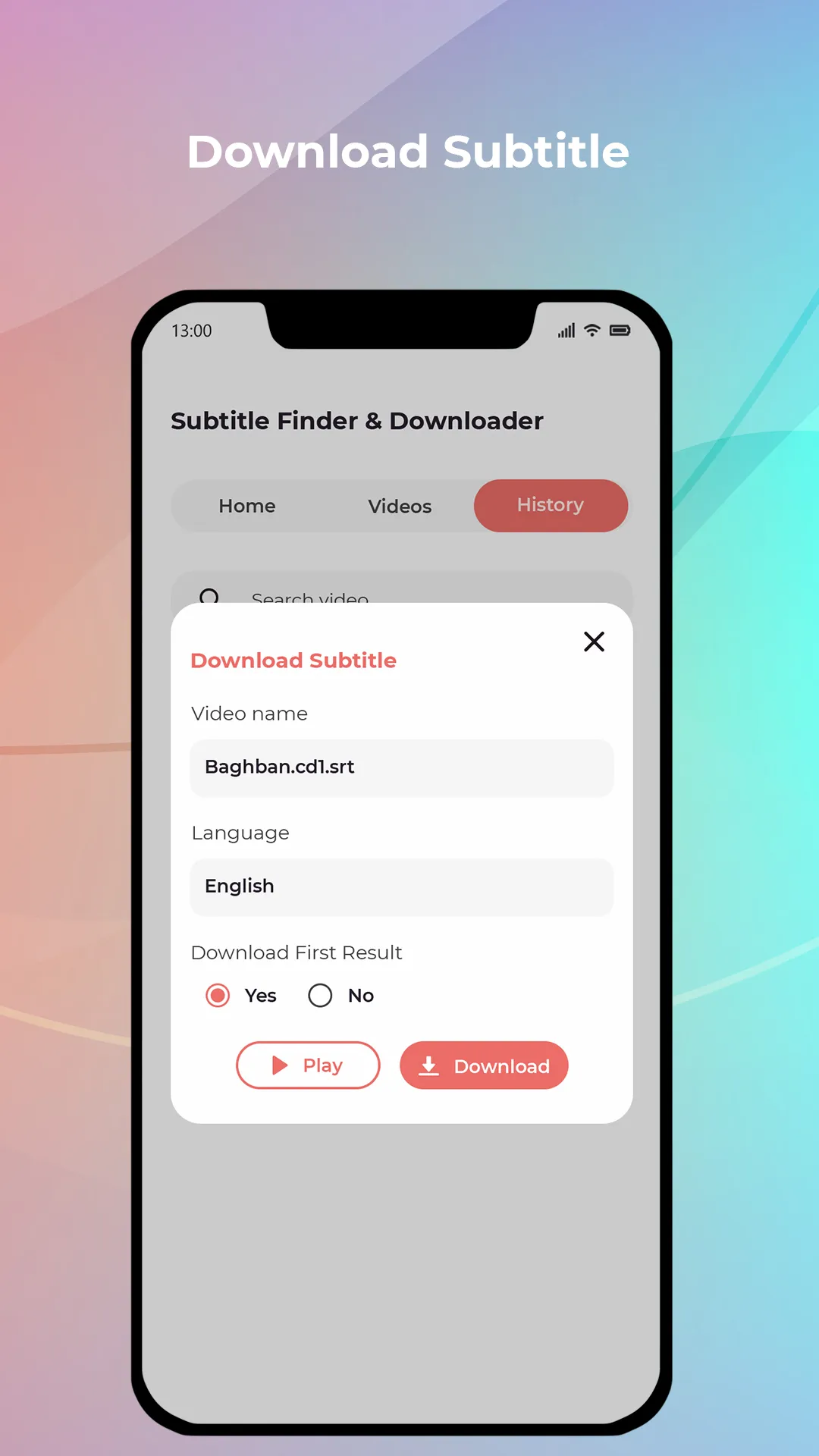 Subtitle Finder & Downloader | Indus Appstore | Screenshot