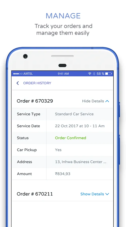 Gaadizo- Car Service & Repairs | Indus Appstore | Screenshot