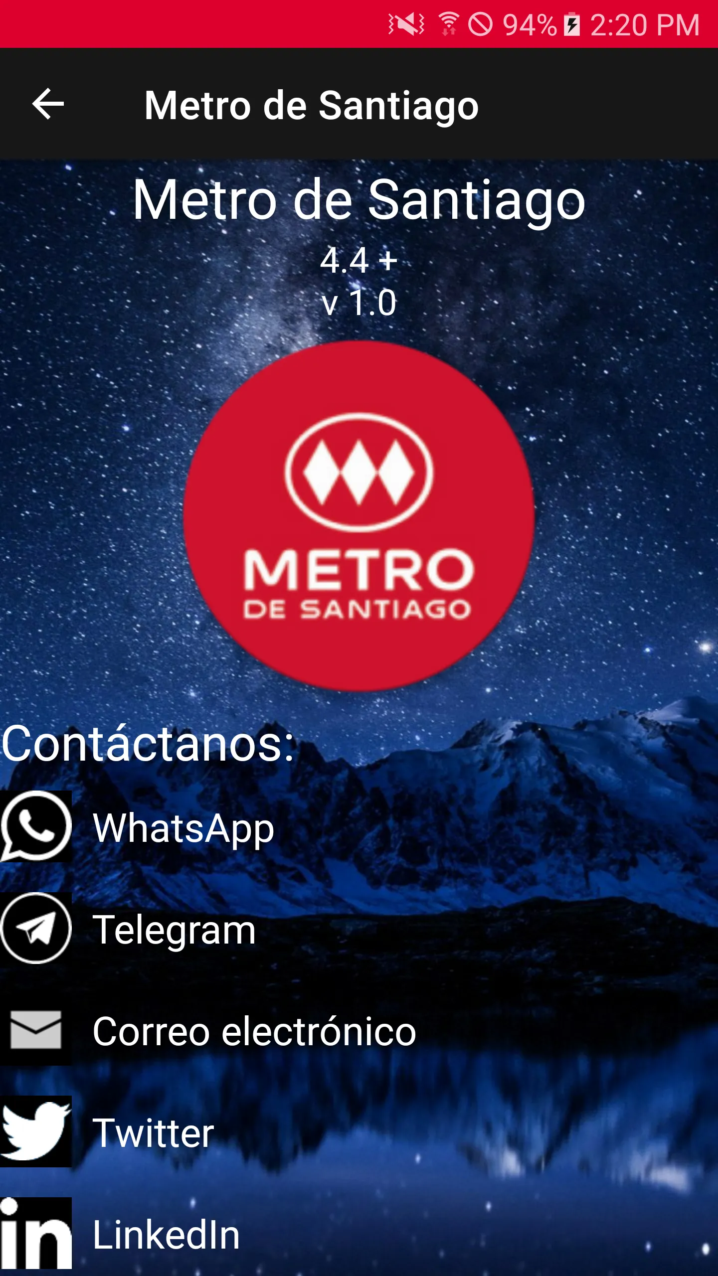 Metro de Santiago Chile (Sin I | Indus Appstore | Screenshot