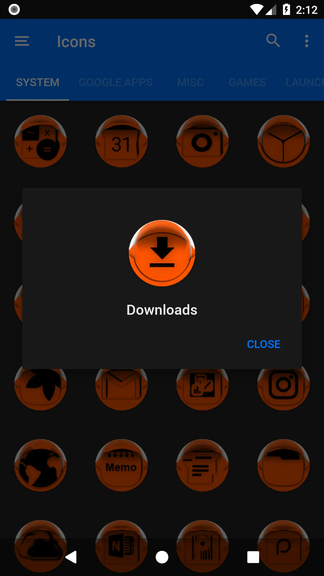 Orange Icon Pack Style 4 | Indus Appstore | Screenshot