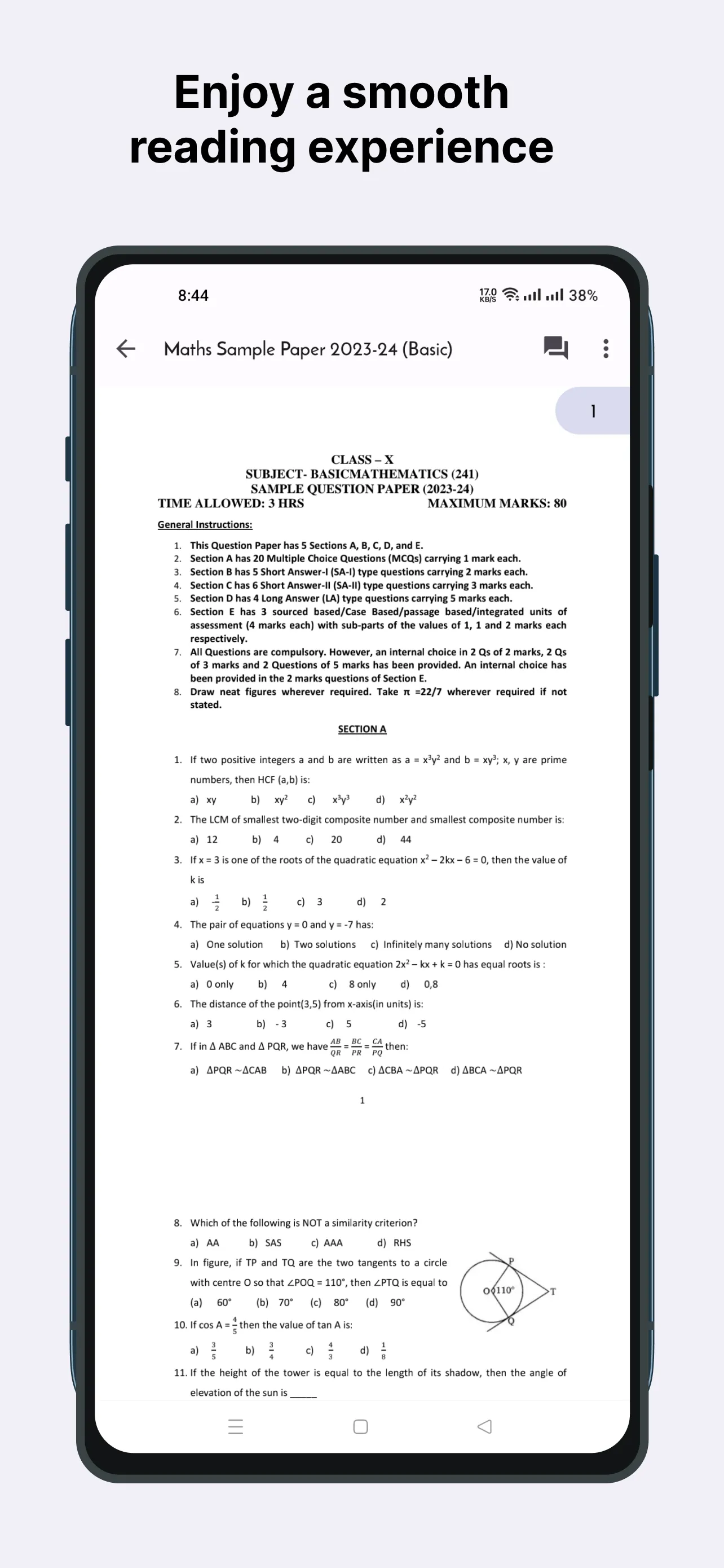 Class 10 CBSE Papers | Indus Appstore | Screenshot