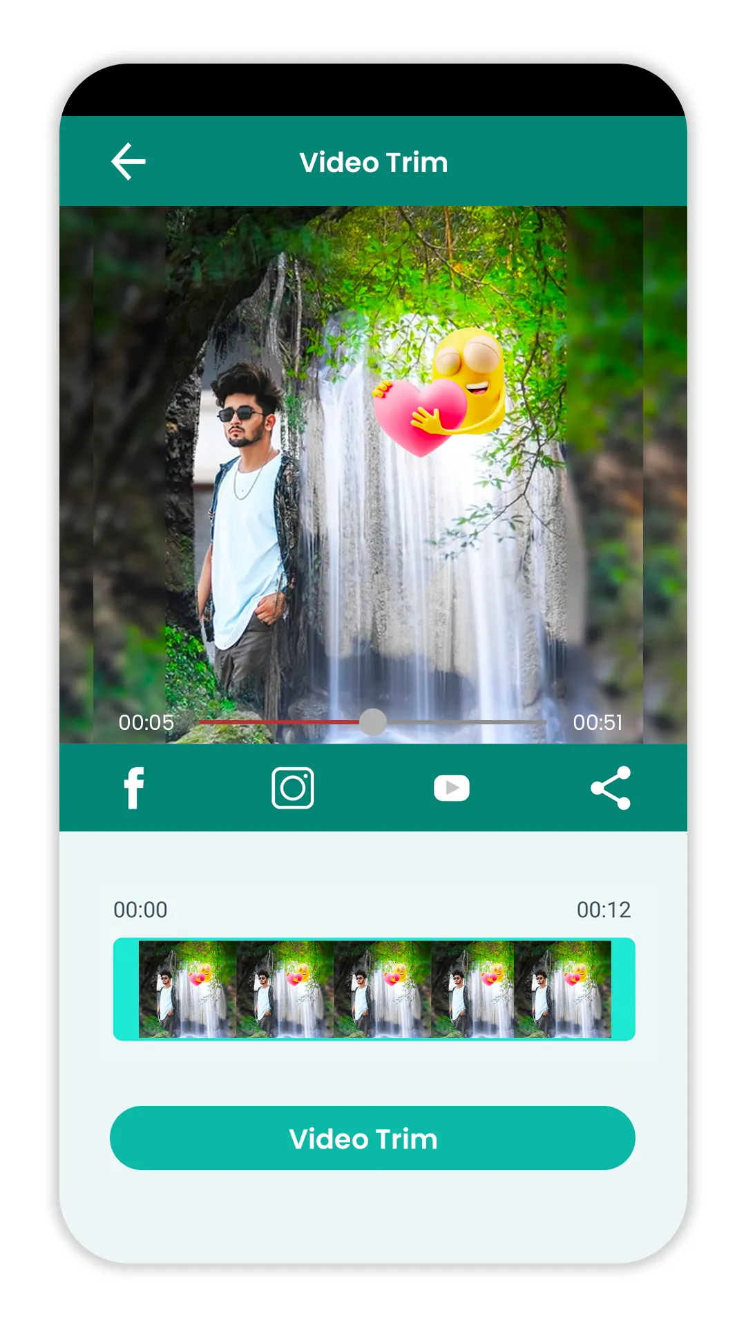 Snowfall Video Song Maker | Indus Appstore | Screenshot