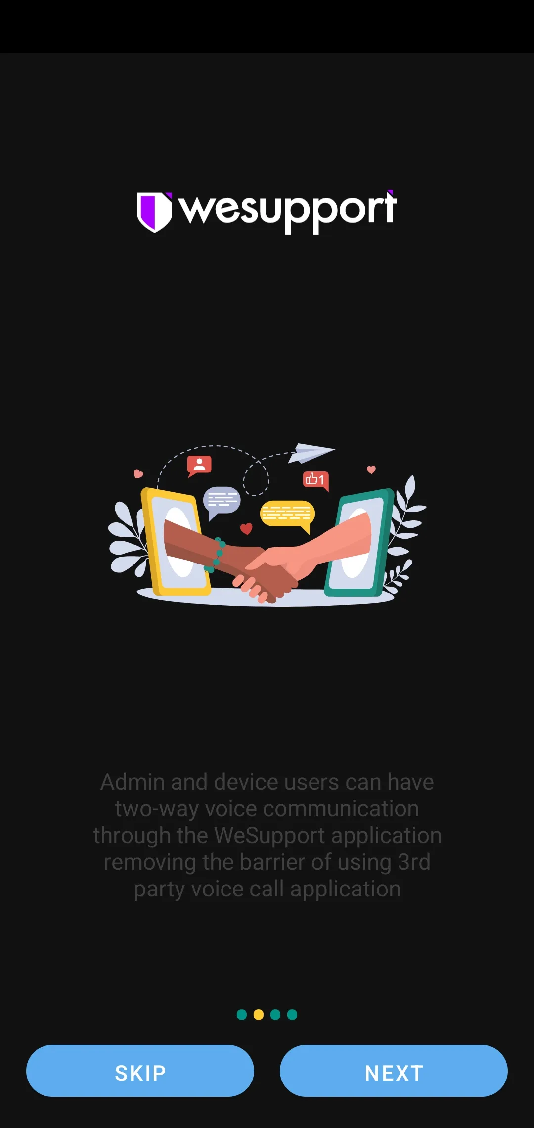 WeSupport | Indus Appstore | Screenshot