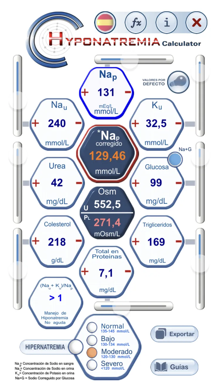 Hyponatremia Calculator | Indus Appstore | Screenshot