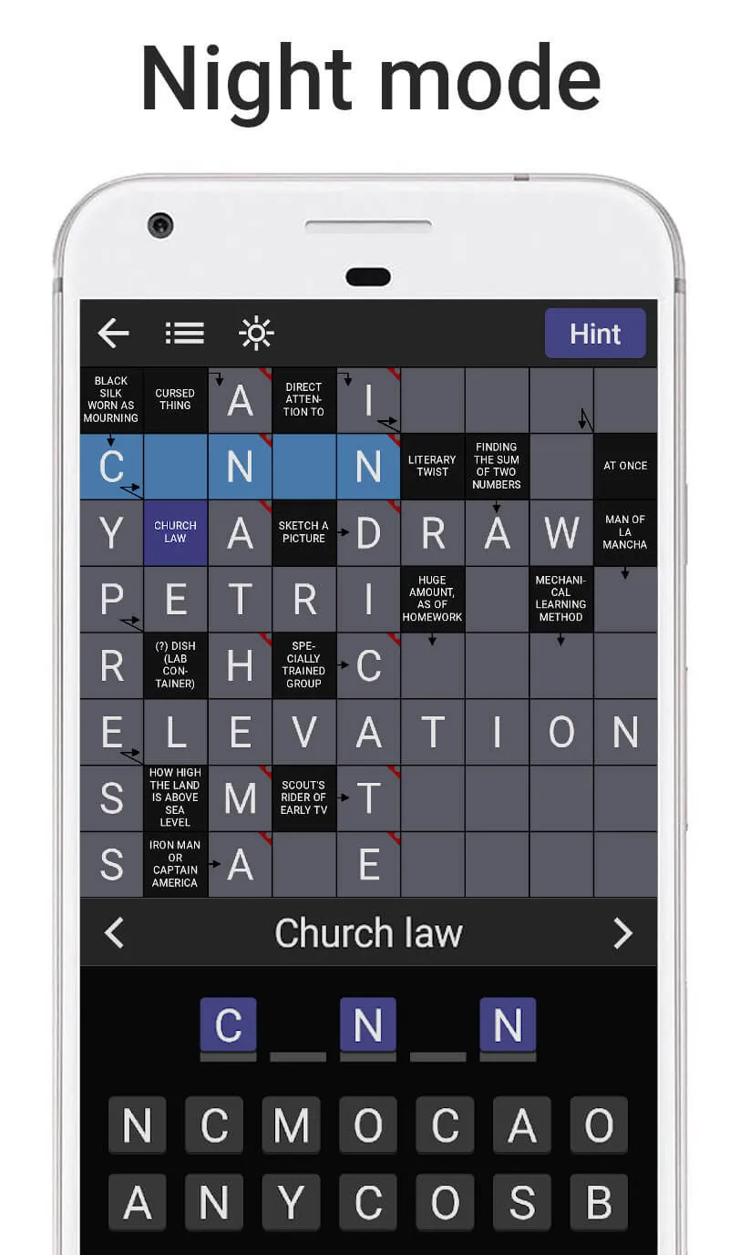 Crossword Puzzles | Indus Appstore | Screenshot