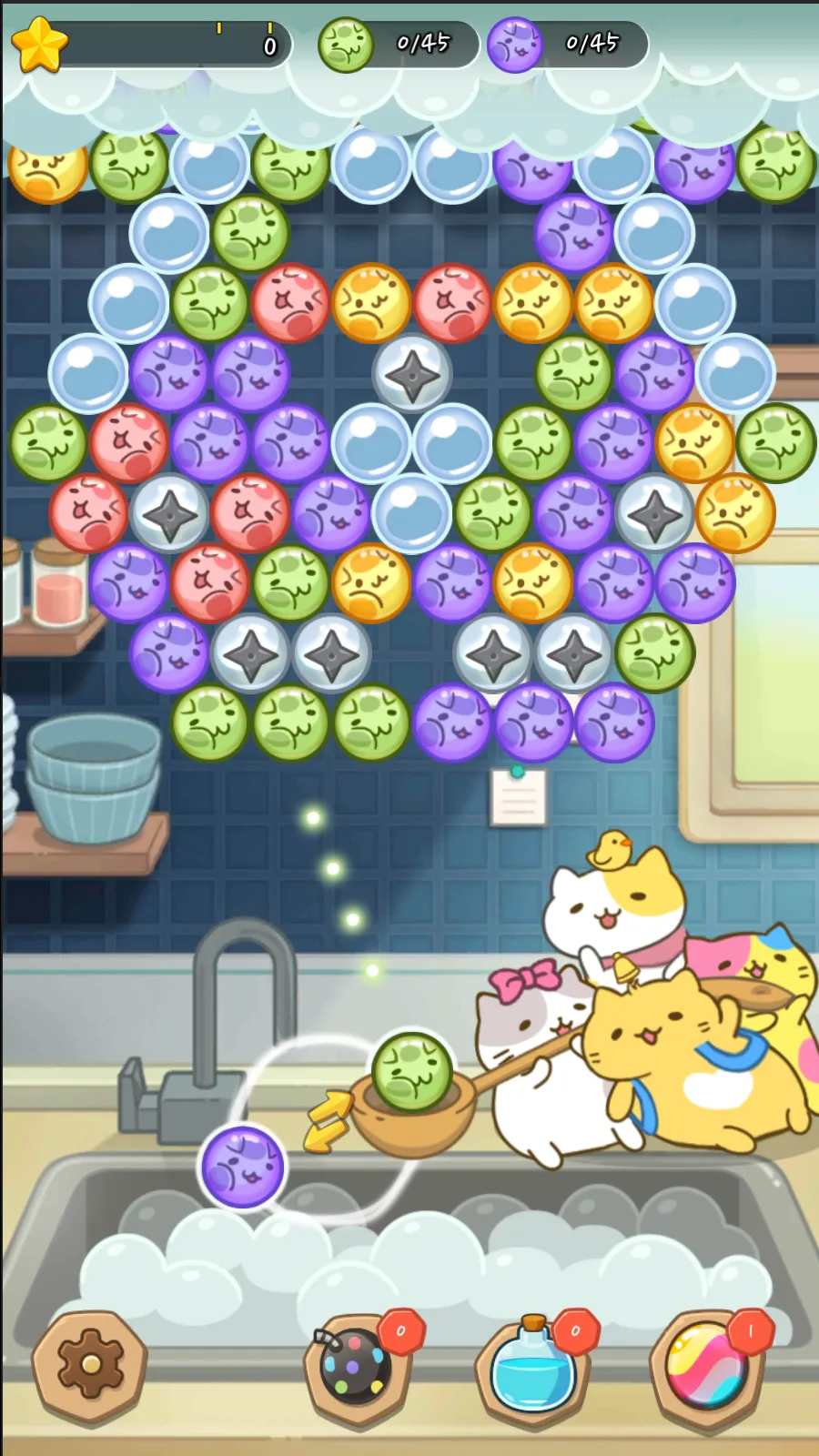 MitchiriNeko Bubble: Shooter | Indus Appstore | Screenshot