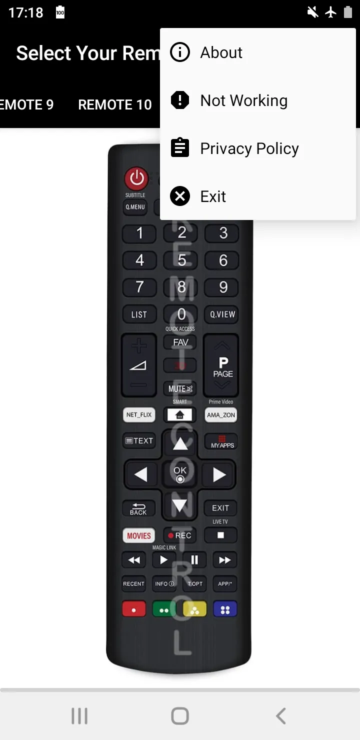 FURRION TV Remote | Indus Appstore | Screenshot