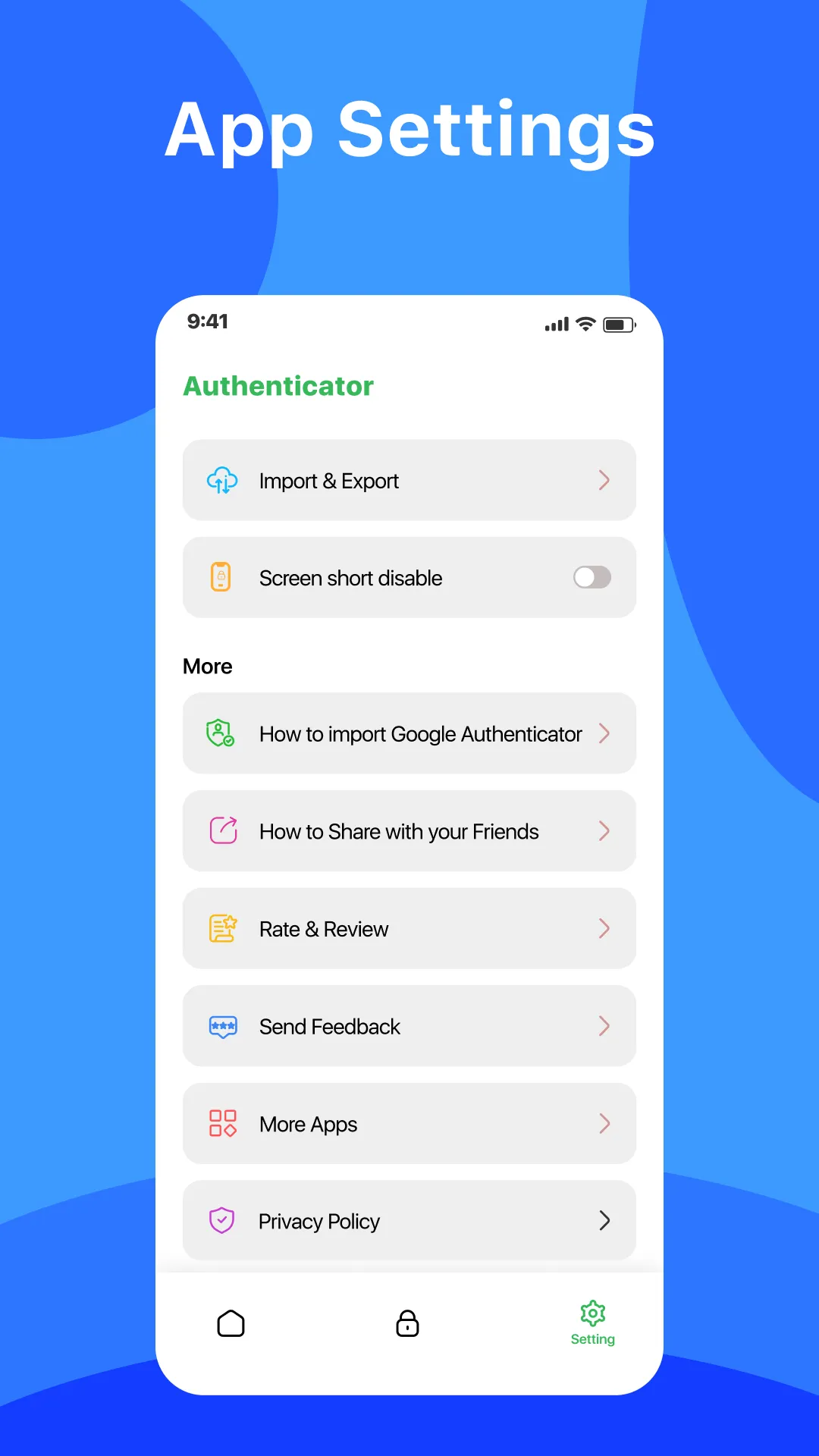 Authenticator App | Indus Appstore | Screenshot