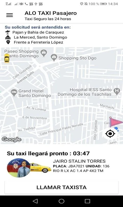 ALO TAXI -PASAJERO | Indus Appstore | Screenshot