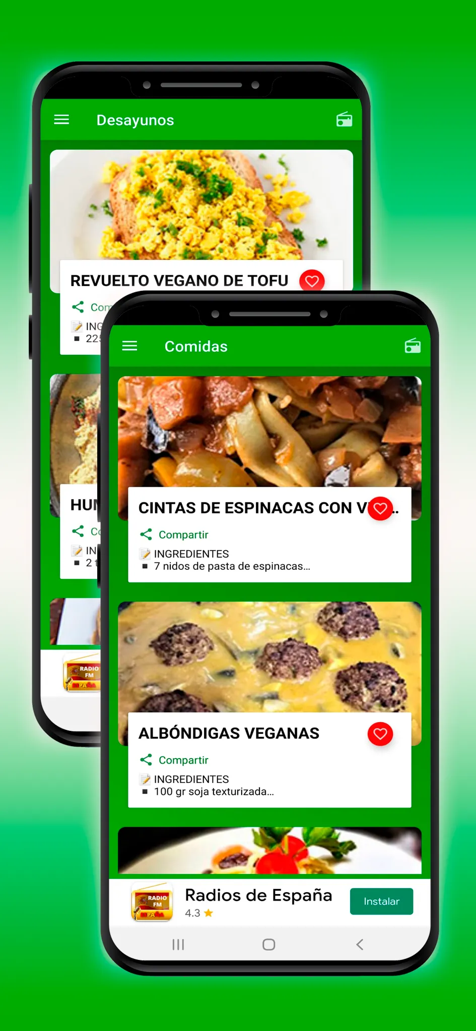 Recetas Fáciles Veganas | Indus Appstore | Screenshot