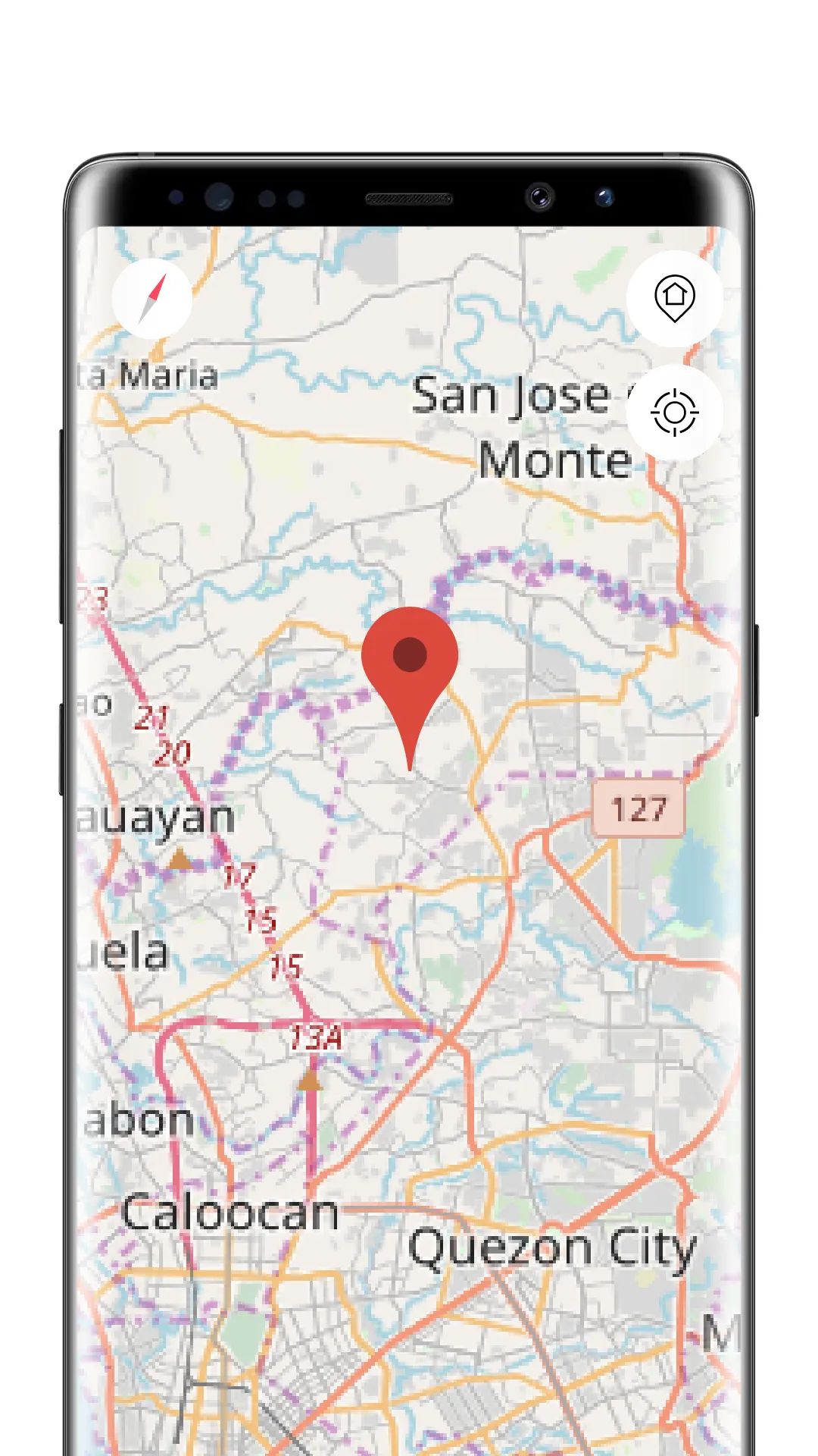 Quezon City Offline Map | Indus Appstore | Screenshot