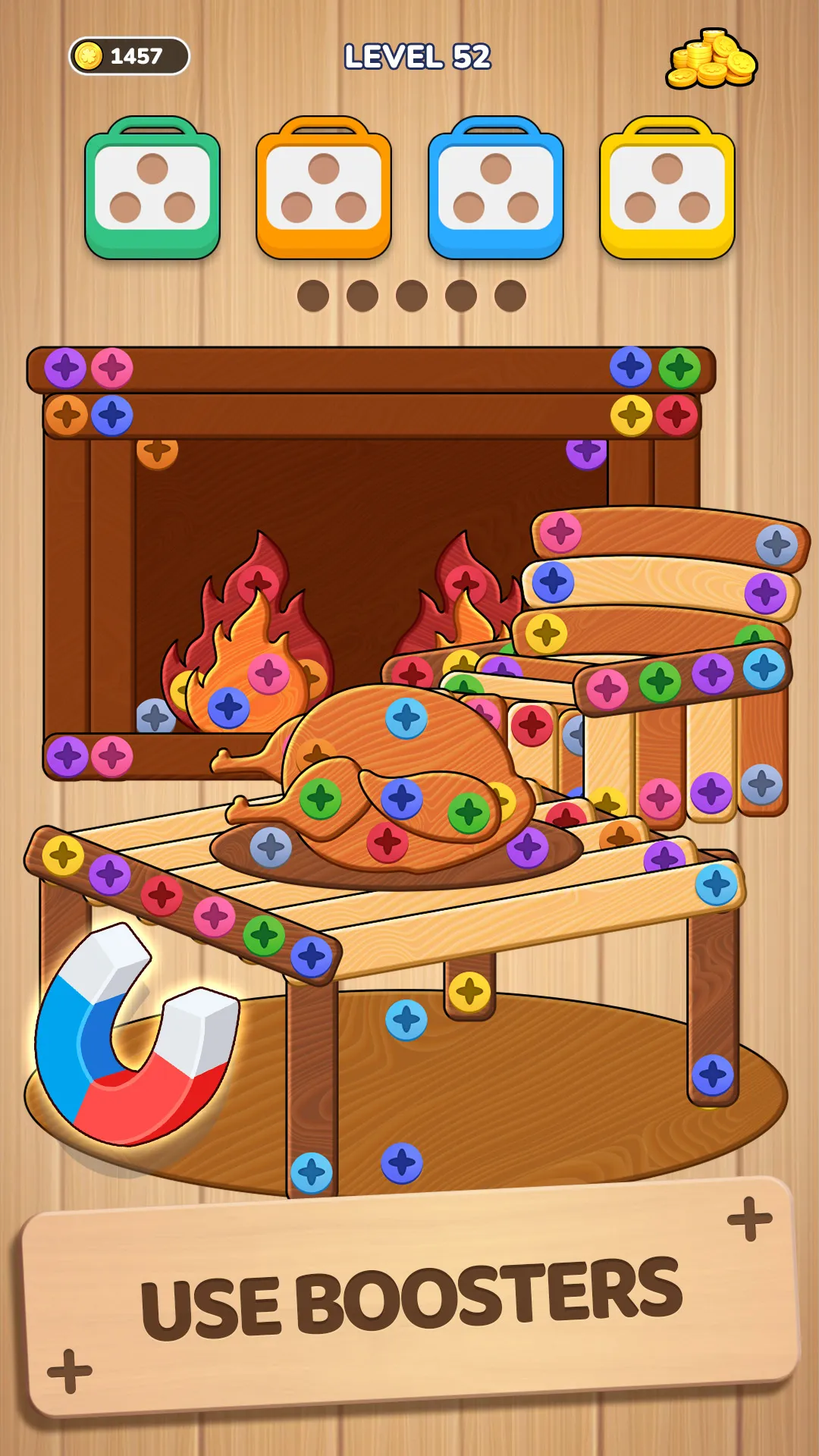 Woodle Screw Jam: Nuts & Bolts | Indus Appstore | Screenshot