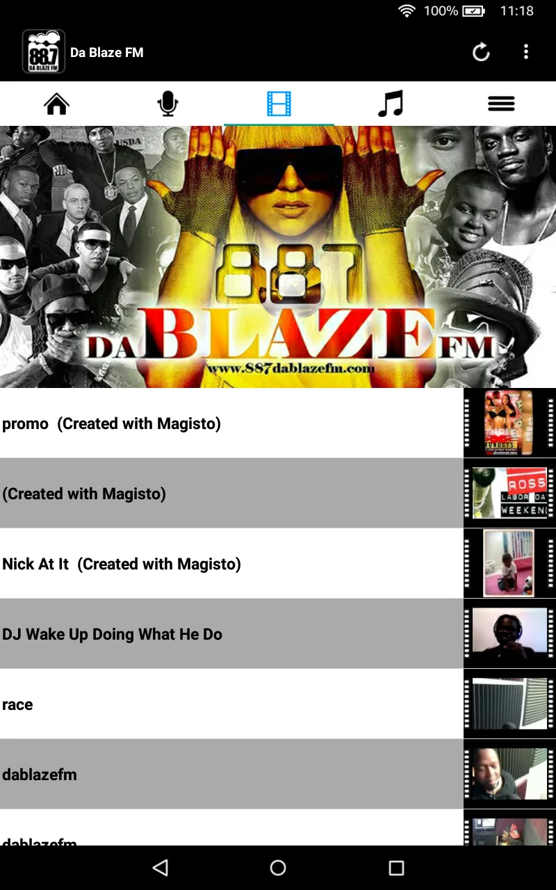 Dablazefm | Indus Appstore | Screenshot