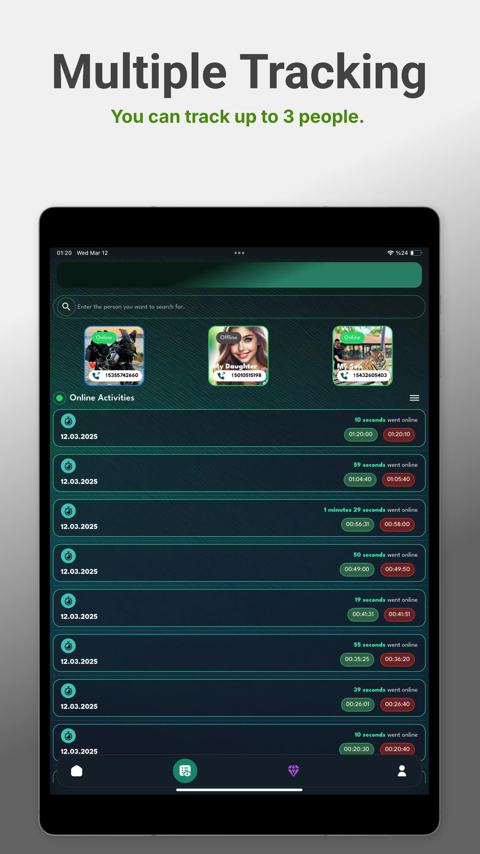 Waon Online Tracker Last Seen | Indus Appstore | Screenshot