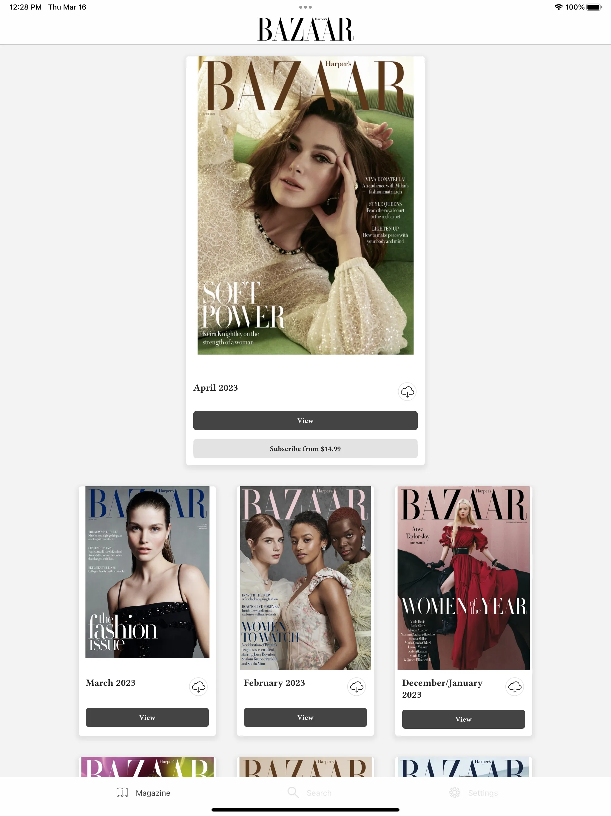 Harper's Bazaar UK | Indus Appstore | Screenshot