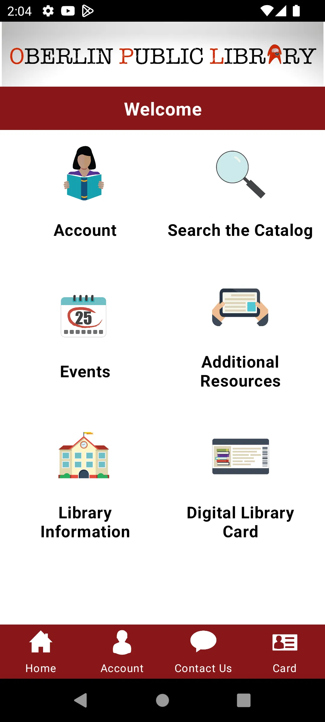 Oberlin Public Library | Indus Appstore | Screenshot