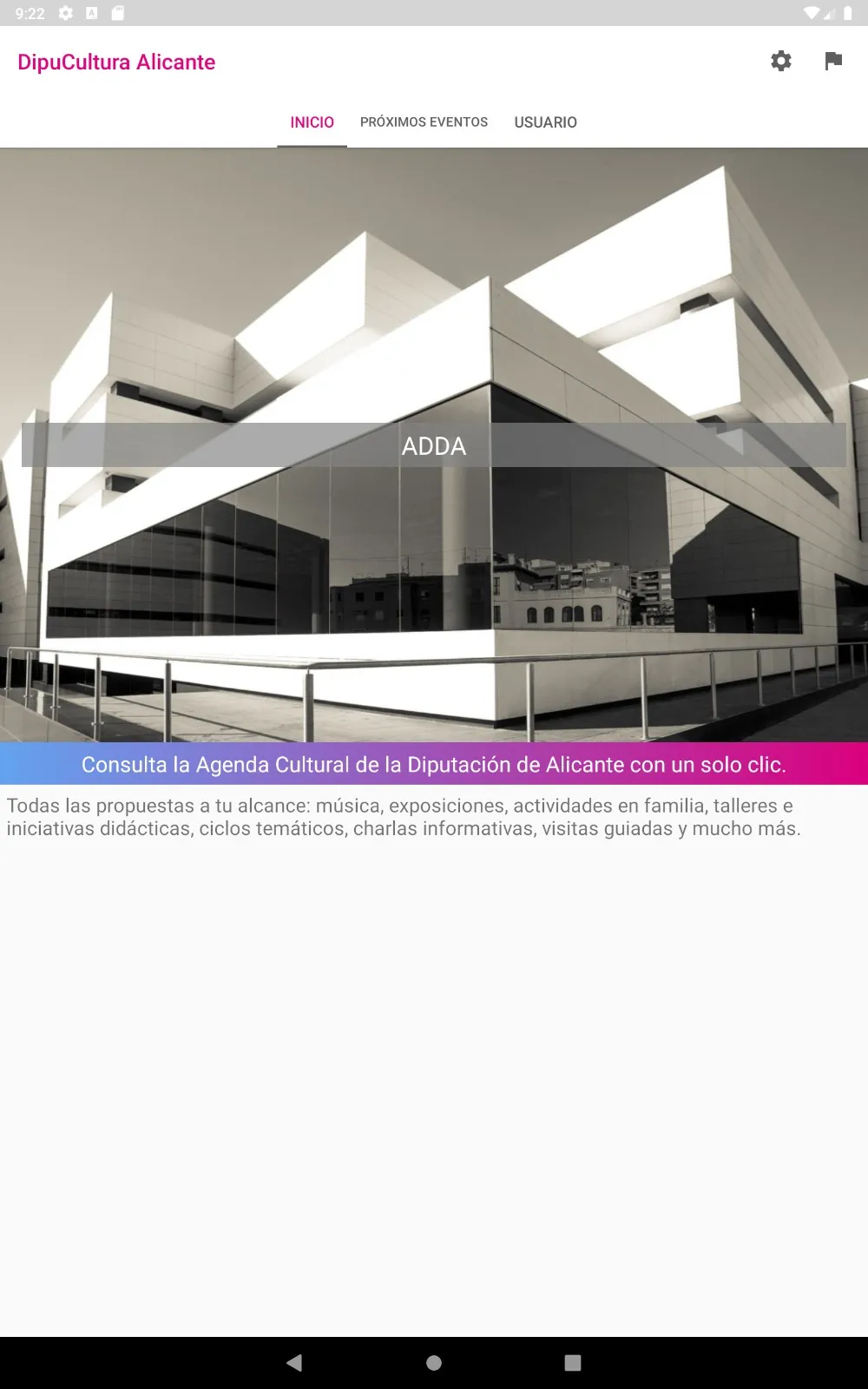 Dipucultura Alicante | Indus Appstore | Screenshot