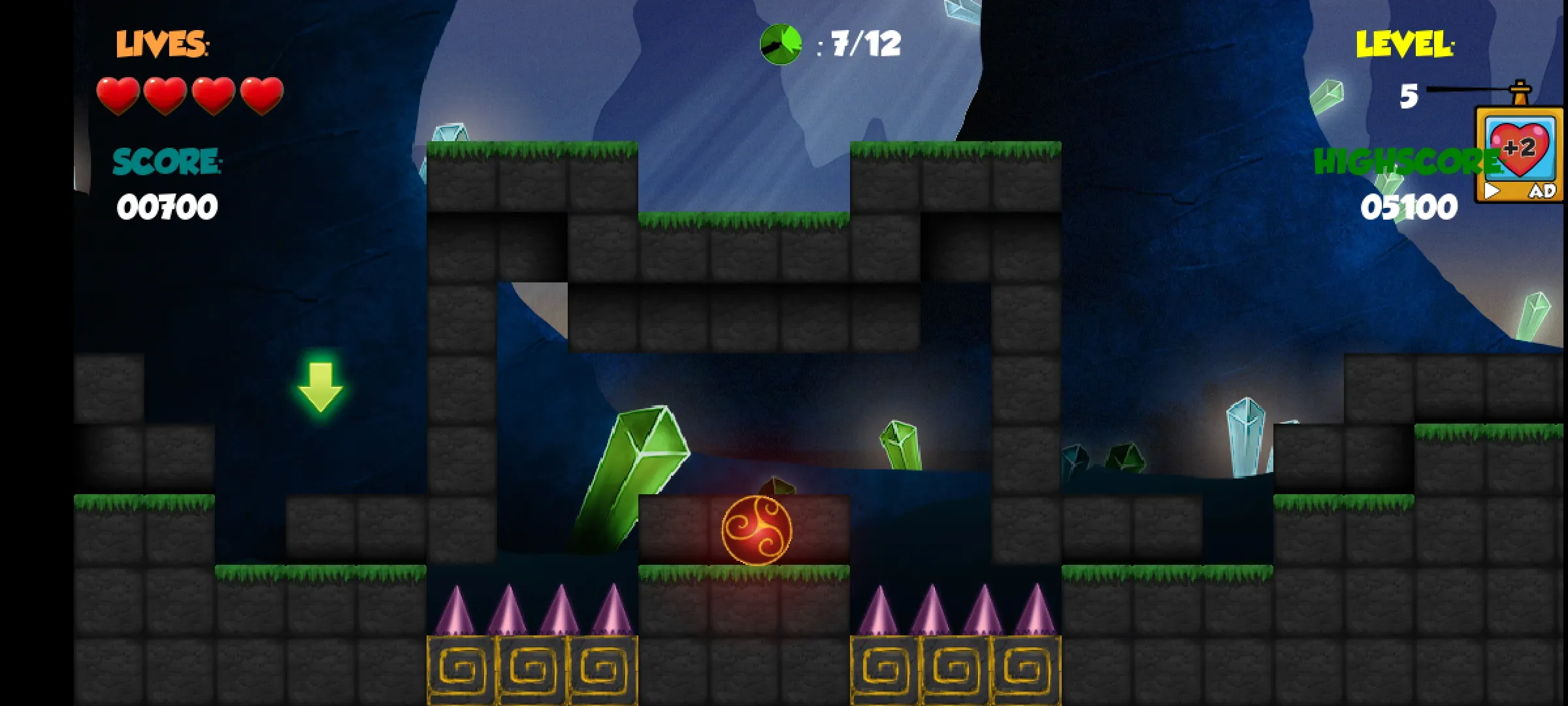 Red the Ball 1 | Indus Appstore | Screenshot