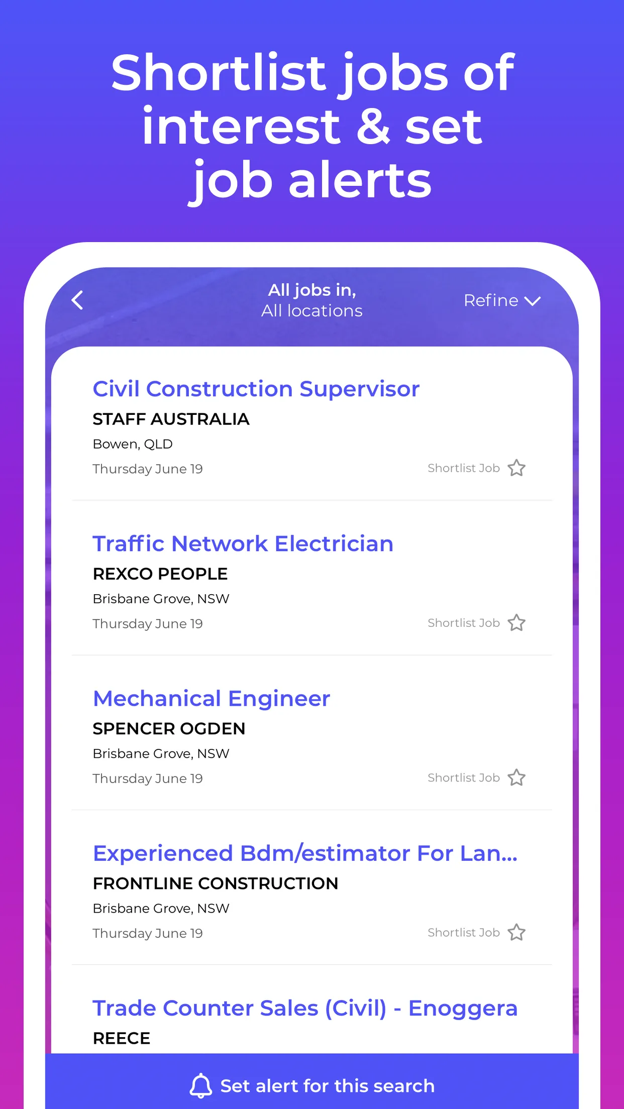 Construction Jobs | Indus Appstore | Screenshot