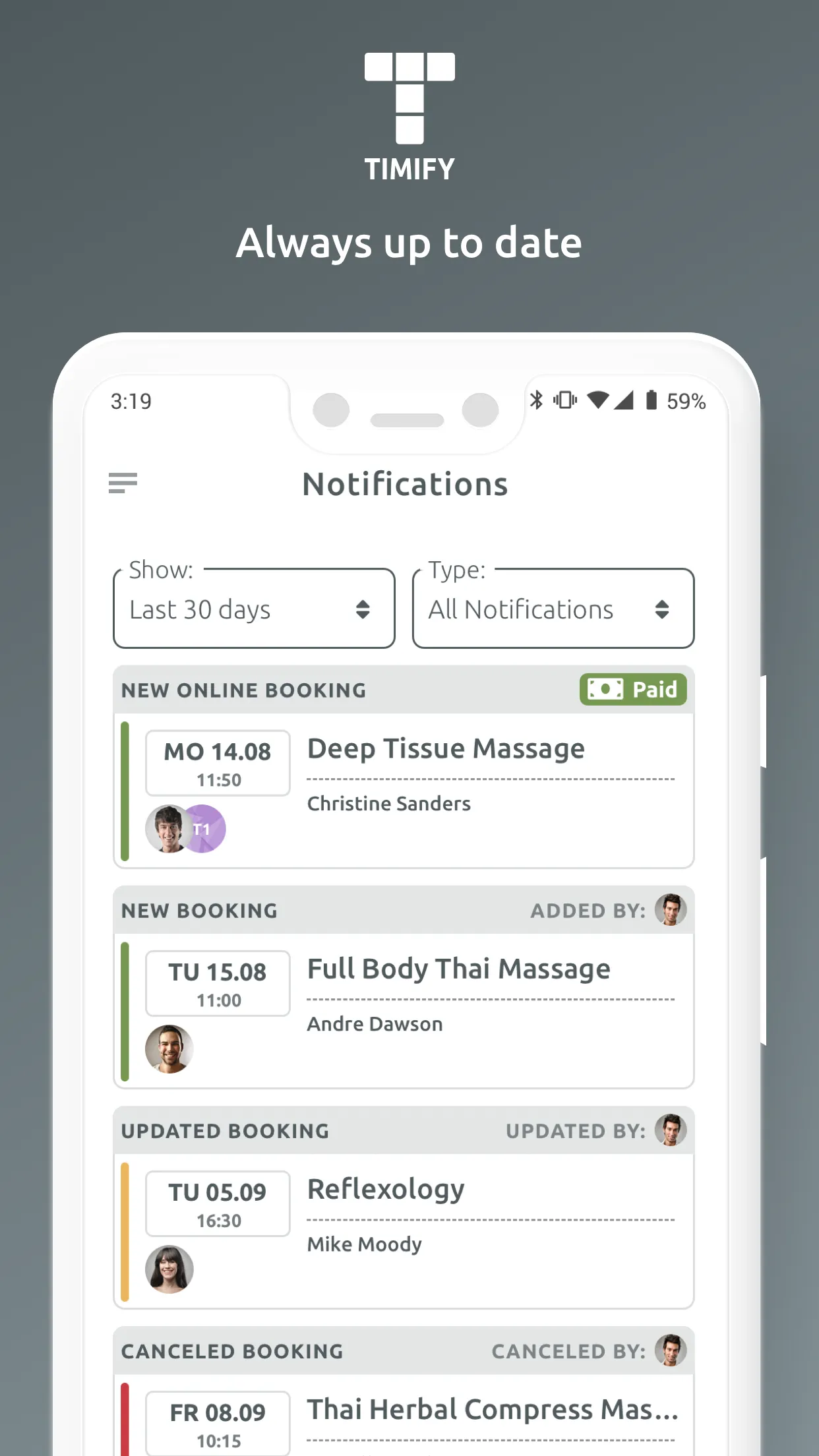 TIMIFY Mobile | Indus Appstore | Screenshot