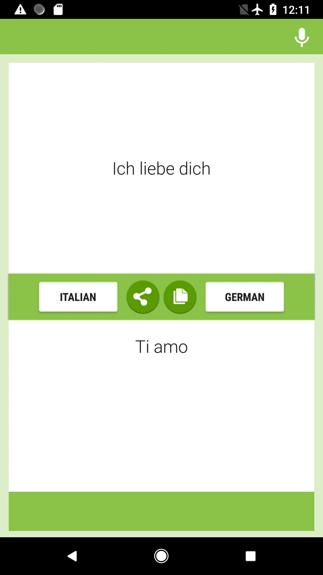 Italian-German Translator | Indus Appstore | Screenshot