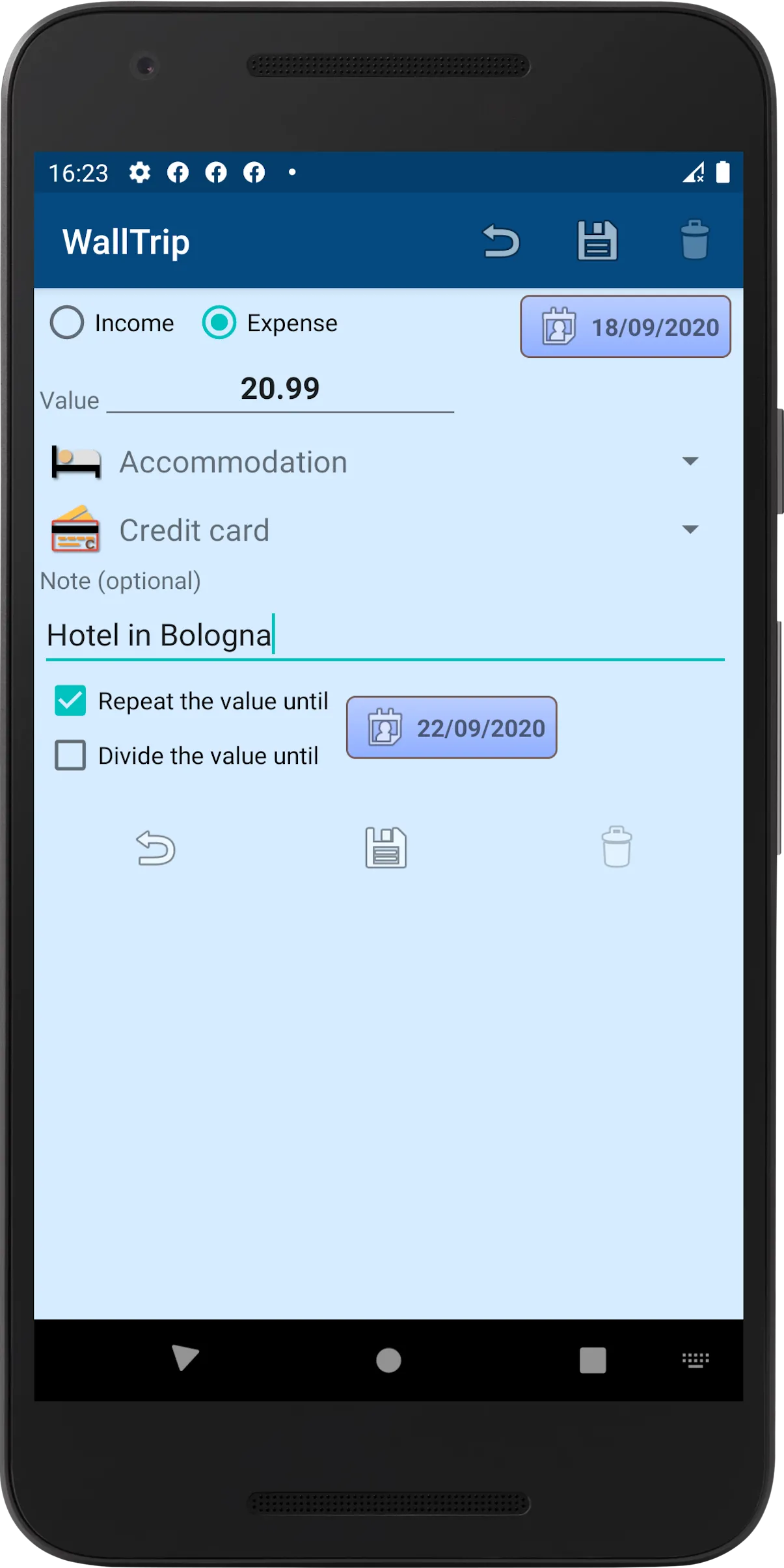 Travel Expense Manager & Trip  | Indus Appstore | Screenshot