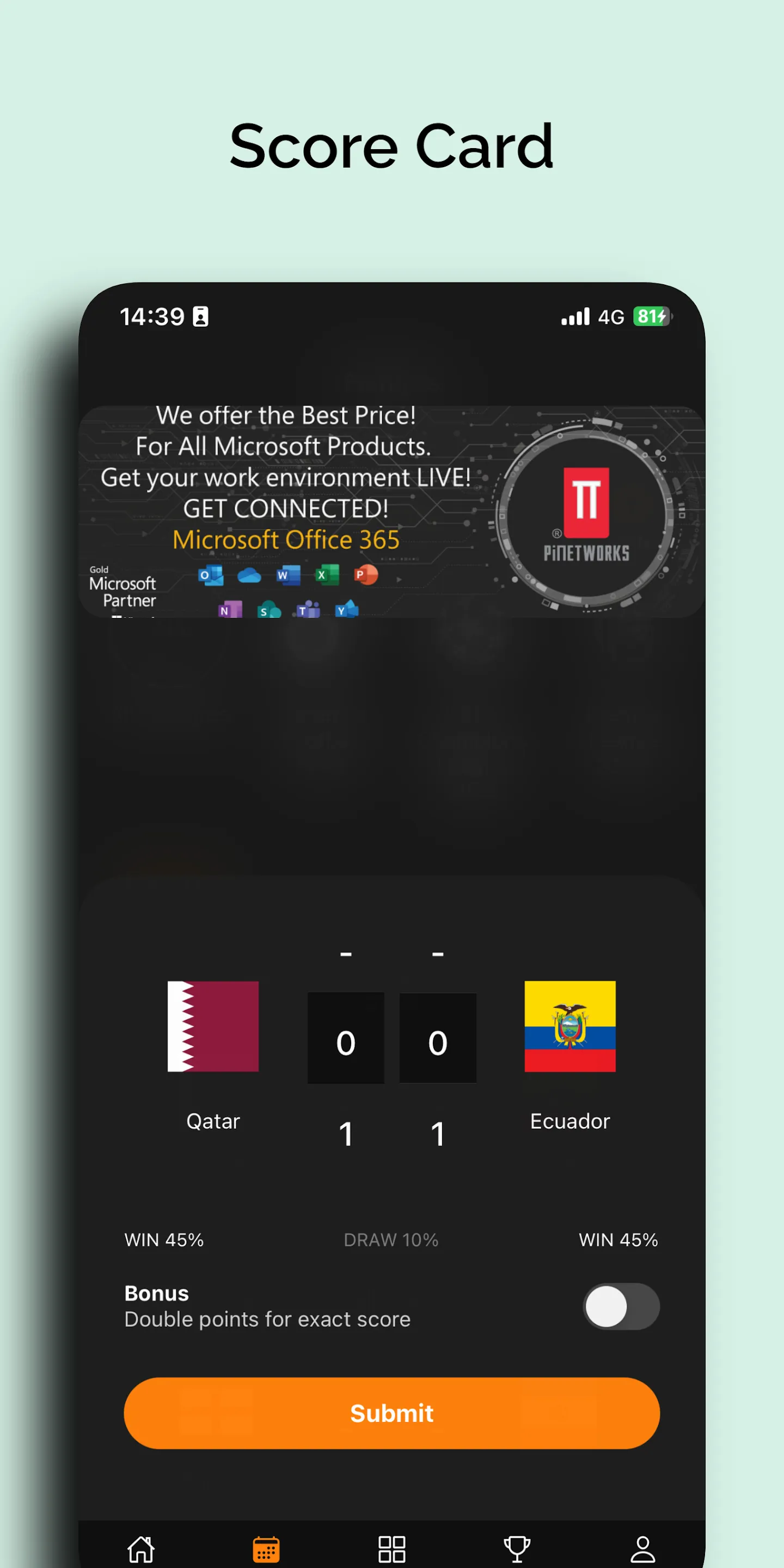 Goalr | Indus Appstore | Screenshot